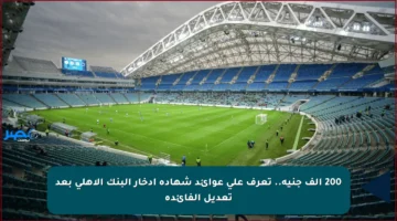 200 ألف جنيه.. تعرف على عوائد شهادة ادخار البنك الأهلي بعد تعديل الفائدة